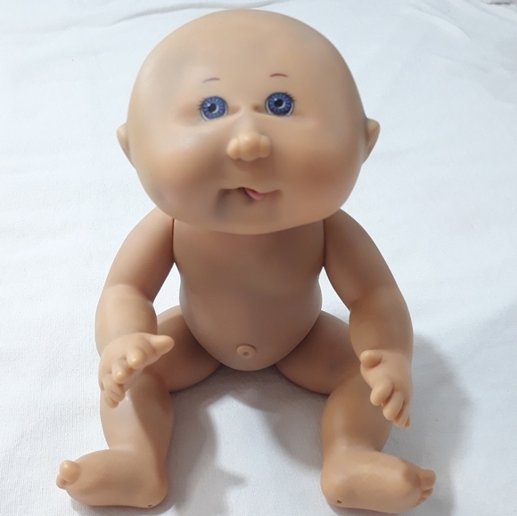 VTG Mattel 1995 Cabbage Patch kids Baby Doll Violet Eyes Hard Plastic 11…